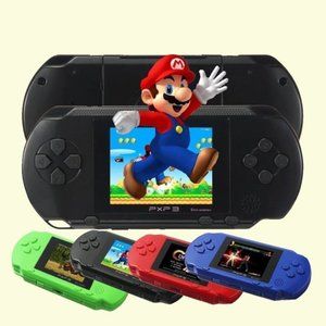 PXP 3 Slim Station  16 Bit Portable Game with Mario brothers (black)